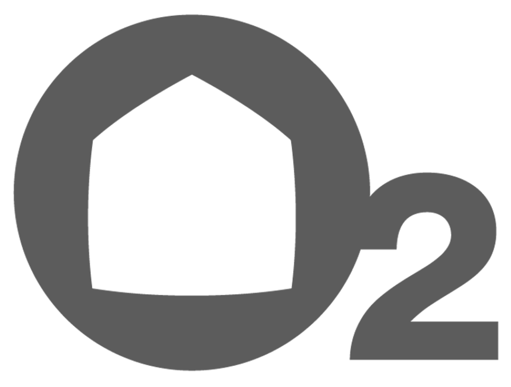 O2 Logo Gris