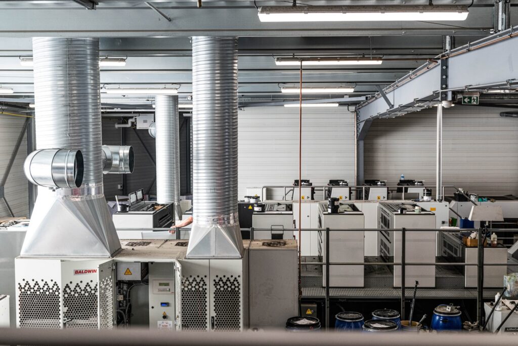 Imprimante et cheminée