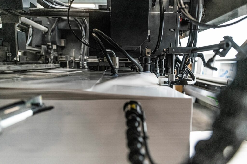 vue d'une imprimante offset